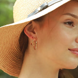 TAI JEWELRY Earrings Sleek Small Gold Hoop