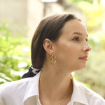 TAI JEWELRY Earrings Small Thin to Thick Gold Hoops