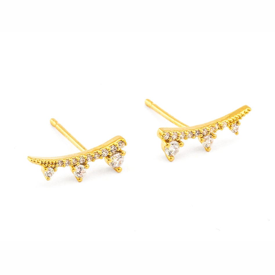 TAI JEWELRY Earrings GOLD Spike Climber Earrings