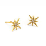 TAI JEWELRY Earrings Gold Starburst Earrings