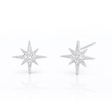 TAI JEWELRY Earrings Silver Starburst Earrings