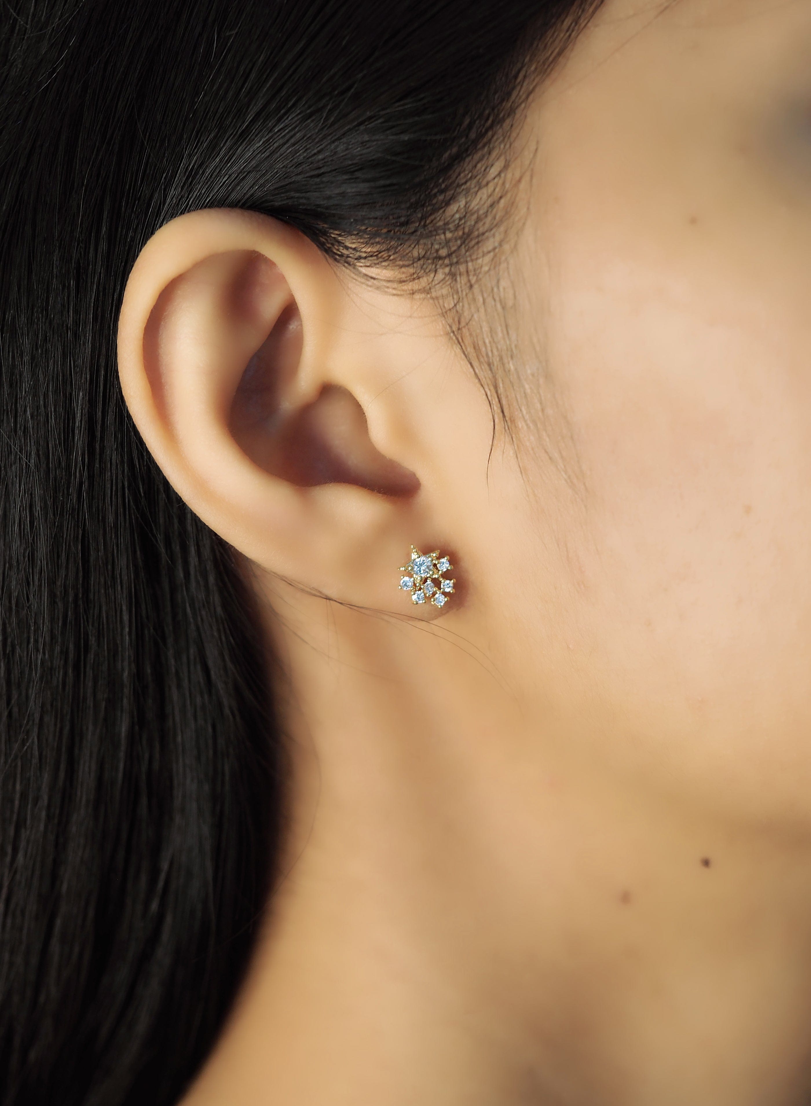 TAI JEWELRY Earrings Stardust Cluster Earrings