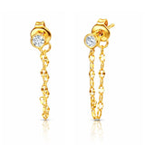 TAI JEWELRY Earrings Stud Chain Earrings