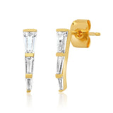 TAI JEWELRY Earrings Tapered Baguette Stack