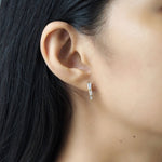 TAI JEWELRY Earrings Tapered Baguette Stack
