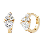 TAI JEWELRY | Teardrop Sparkle Huggie Earrings | Earrings |