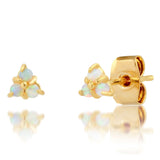 TAI JEWELRY Earrings Trinity Opal Cluster Earrings