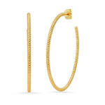 TAI JEWELRY Earrings Twisted Extra Large Gold Hoops