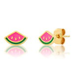 TAI JEWELRY Earrings Watermelon Slice Stud Earrings