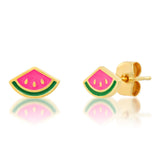 TAI JEWELRY Earrings Watermelon Slice Stud Earrings