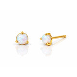 TAI JEWELRY Earrings White Opal Stud