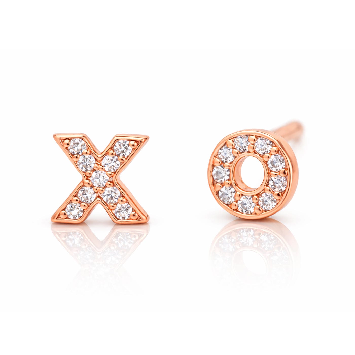 TAI JEWELRY Earrings Rose gold XO Earrings