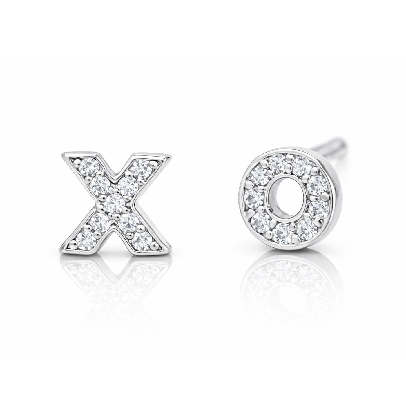TAI JEWELRY Earrings Silver XO Earrings