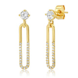 TAI JEWELRY Golden Loop Drops