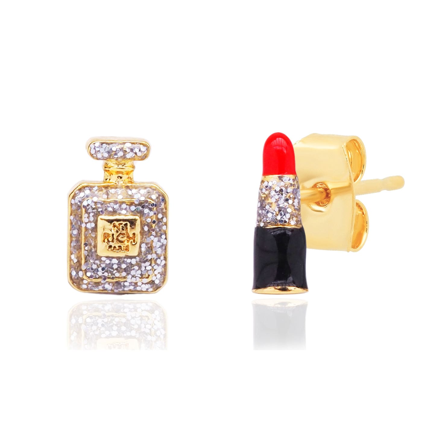 TAI JEWELRY | Lipstick and Perfume Mismatched Post Earring |  |