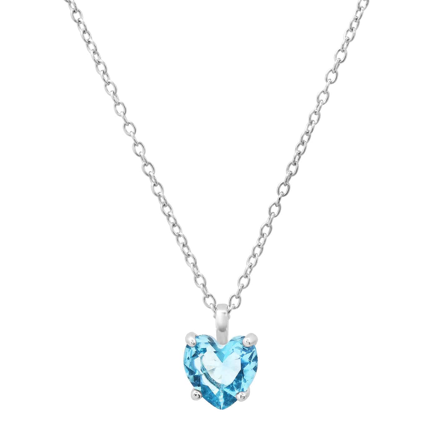 TAI JEWELRY | Aqua Heart Pendant Necklace | Necklace |