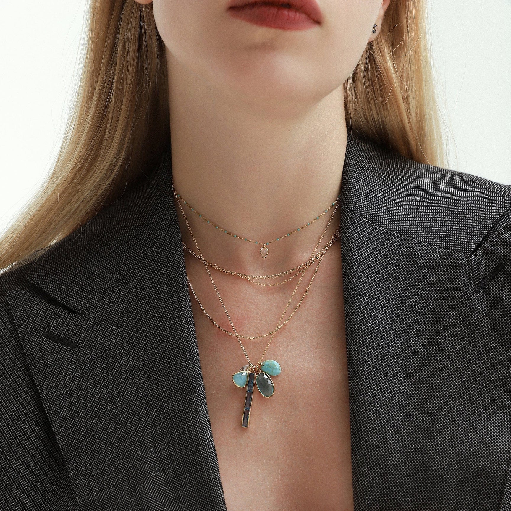 Tai Jewelry Multi Charm Necklace main image 0