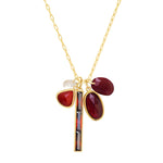 TAI JEWELRY Necklace January Birthstone Charm Necklace