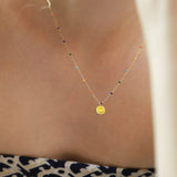 TAI JEWELRY Necklace Charmful Enamel Pendant Necklace
