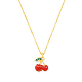 TAI JEWELRY Necklace Cherry Charm Necklace