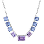 TAI JEWELRY | Chunky Emerald Cut Glass Stone Necklace | Necklace |