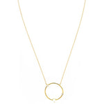 TAI JEWELRY Necklace Circle Necklace With Opal And Cz Accents