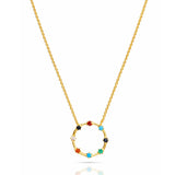 TAI JEWELRY Necklace Circle of Color Pendant