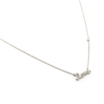 TAI JEWELRY Necklace Silver CZ Love Pendant Necklace