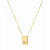 TAI JEWELRY Necklace CZ Pendant Necklace (11.5mm)