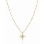 TAI JEWELRY Necklace CZ Starburst Pendant Necklace