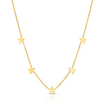 TAI JEWELRY Necklace Gold Five Star Necklace