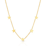 TAI JEWELRY Necklace Gold Five Star Necklace