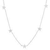 TAI JEWELRY Necklace Silver Five Star Necklace