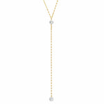 TAI JEWELRY Necklace Floating Cz Y Necklace