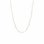 TAI JEWELRY | Gold Vermeil 34" Enamel Beaded Necklace (Black) | Necklace |