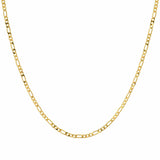 TAI JEWELRY Necklace Gold Vermeil Figaro Chain