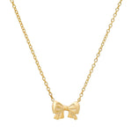 TAI JEWELRY | Golden Bow Pendant Necklace | Necklace |