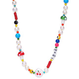 TAI JEWELRY Necklace Handmade Beaded LOVE Necklace