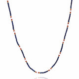 TAI JEWELRY Necklace Lapis Handmade Beaded Necklace