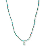 TAI JEWELRY Necklace -1 Handmade Beaded Necklace With Dangle Accent