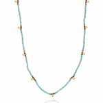 TAI JEWELRY Necklace Handmade Beaded Necklace With Disc Dangles