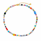TAI JEWELRY Necklace Handmade Mama Beaded Necklace
