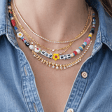 TAI JEWELRY Necklace Handmade Mom Wow Beaded Necklace