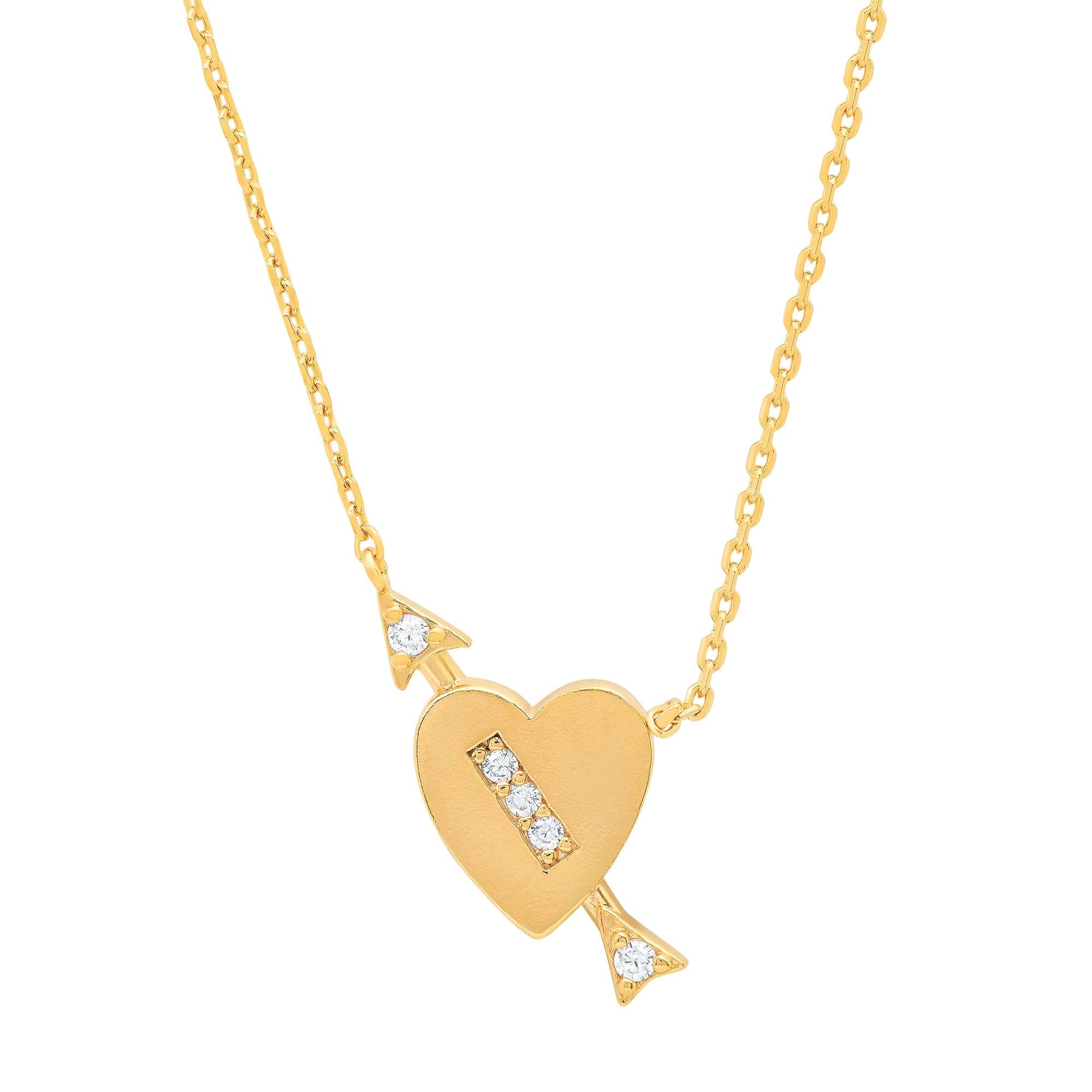 TAI JEWELRY Necklace Heart And Arrow Necklace