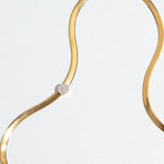 TAI JEWELRY | Herringbone Chain with Pave' Dot Necklace | Necklace |