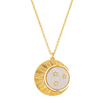 TAI JEWELRY Necklace Mother Moon Pendant Necklace