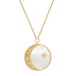 TAI JEWELRY Necklace Mother Moon Star Pendant Necklace
