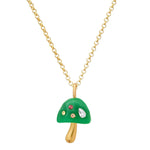 TAI JEWELRY Necklace Green Mushroom Magic Necklace