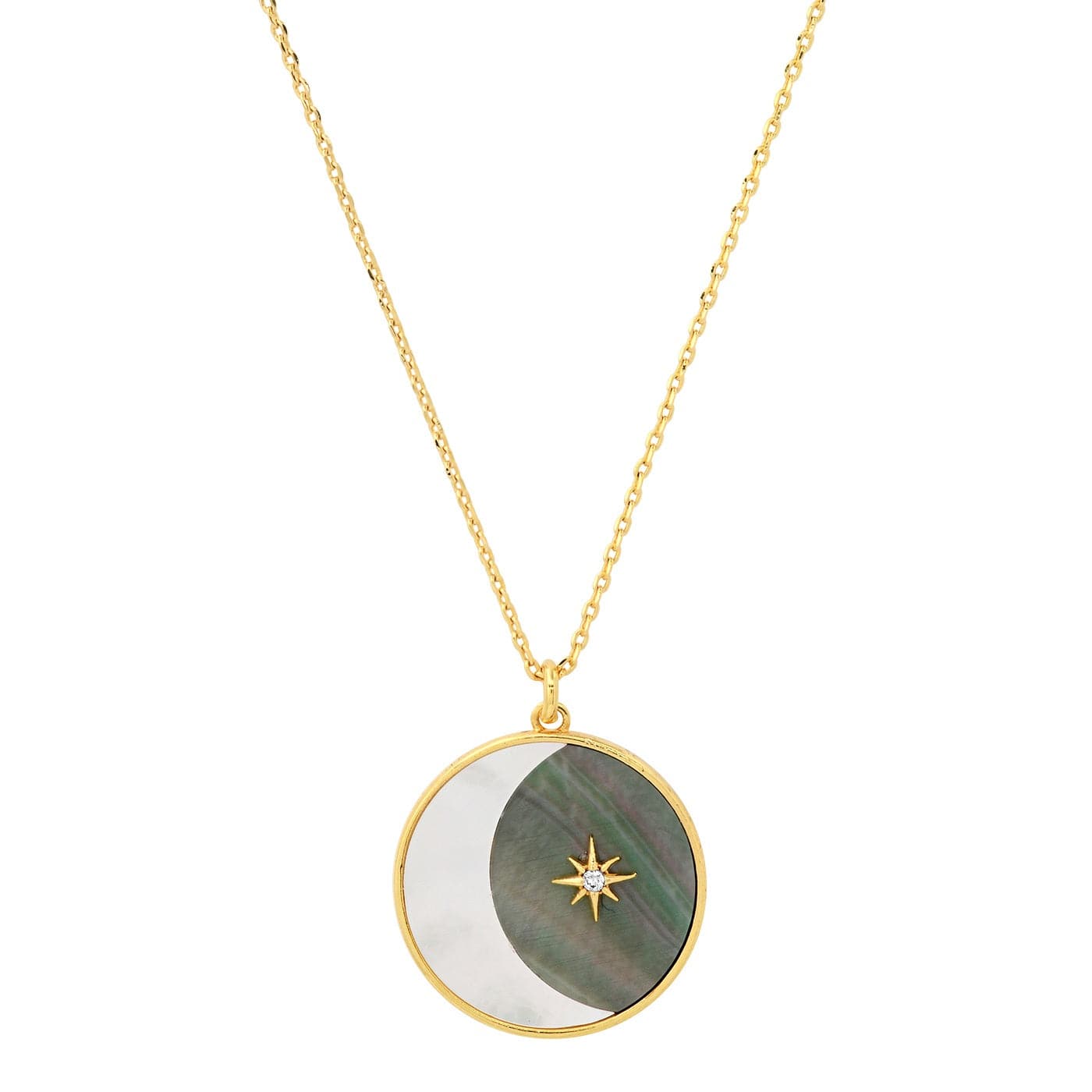 TAI JEWELRY Necklace Nightmood Crescent Pendant Necklace