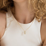 TAI JEWELRY Necklace Opal Glow Monogram Necklace